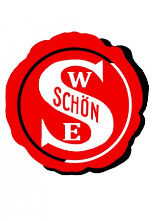 Logo zakladatelů výroby niťí a tkaniček do bot ve Vojkovicích - bratři Walther a Erwin Schön.